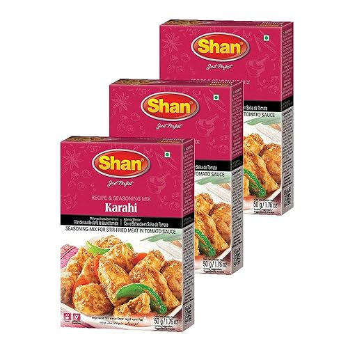 Vista 744 de Shan Mezcla de receta y condimento de pollo con mantequilla, 1.76 oz (50 g) – Polvo de especias para pollo jugoso en salsa rica de tomate