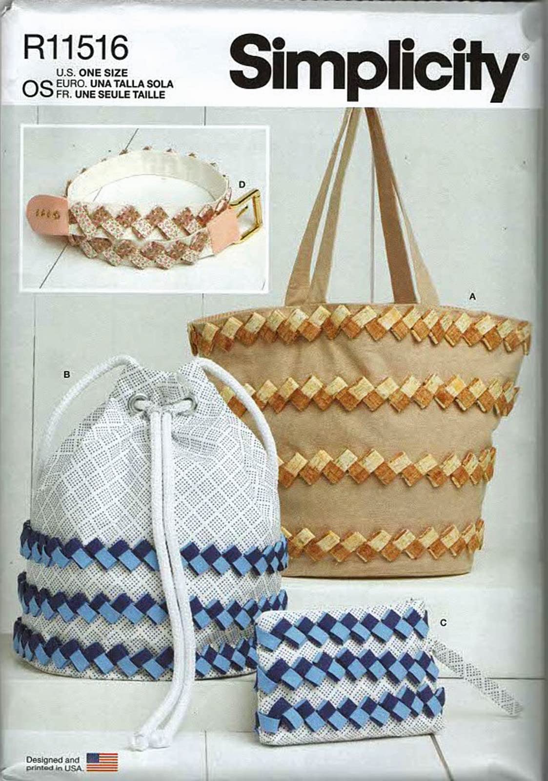 Sac fourre-tout et sac hobo Simplicity R11516 : patrons pour créer vos sacs sur mesure
