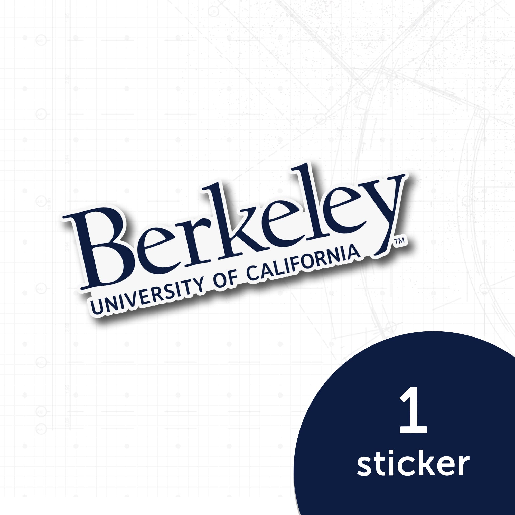 Uc Berkeley Rafter Banner Official Campus Merchandise University Of California Berkeley Sticker ...