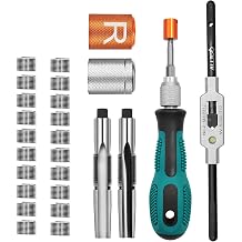 Bicycle Thread Repair Kit 9/16 inch - Steel Thread Tapping Tool with Crank Protection, for Pedal, Bottom Bracket & Crankset Thread Restoration