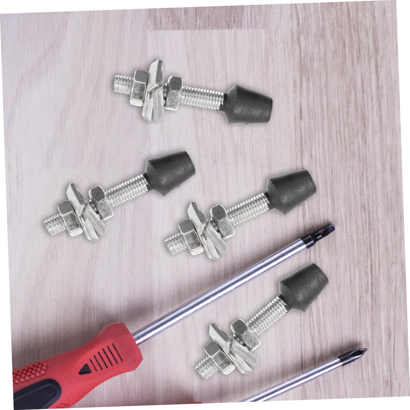 OSALADI 6pcs Toggle Clamp Replacement Screws for Woodworking Plastic Galvanized Iron Miter Clamp Accessories
