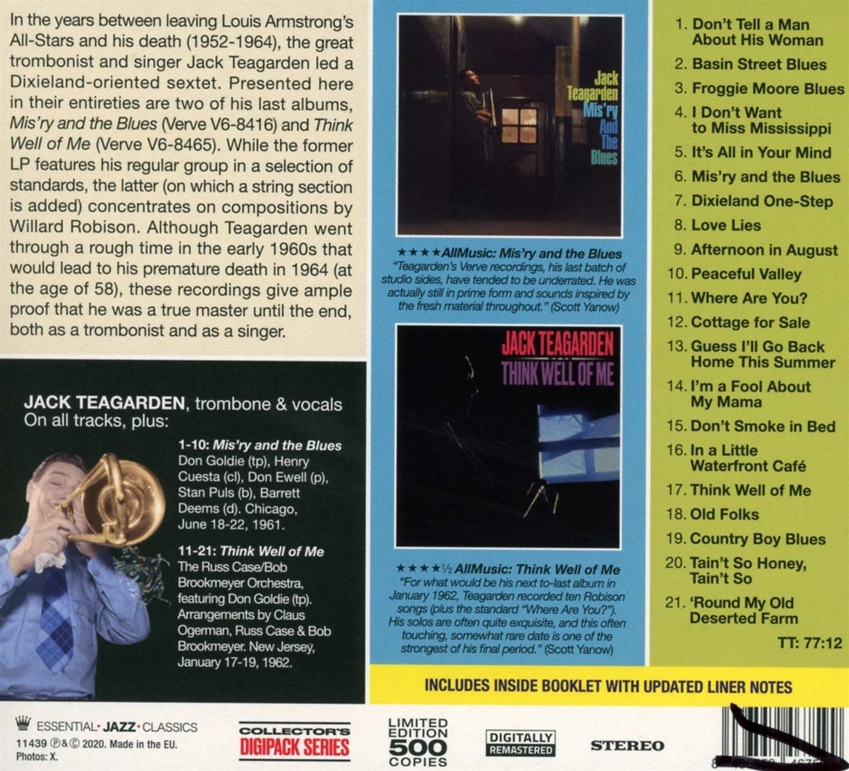 Mis'ry and The Blues + Think Well of Me