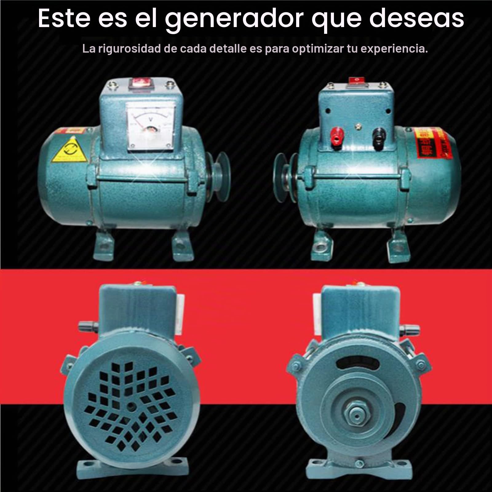 Generador pequeño de alta potencia 220V, motor de alambre de alambre de cobre delgado, motor de imán permanente, iluminación de hogar, imán permanente, supercharger sin escobillas,