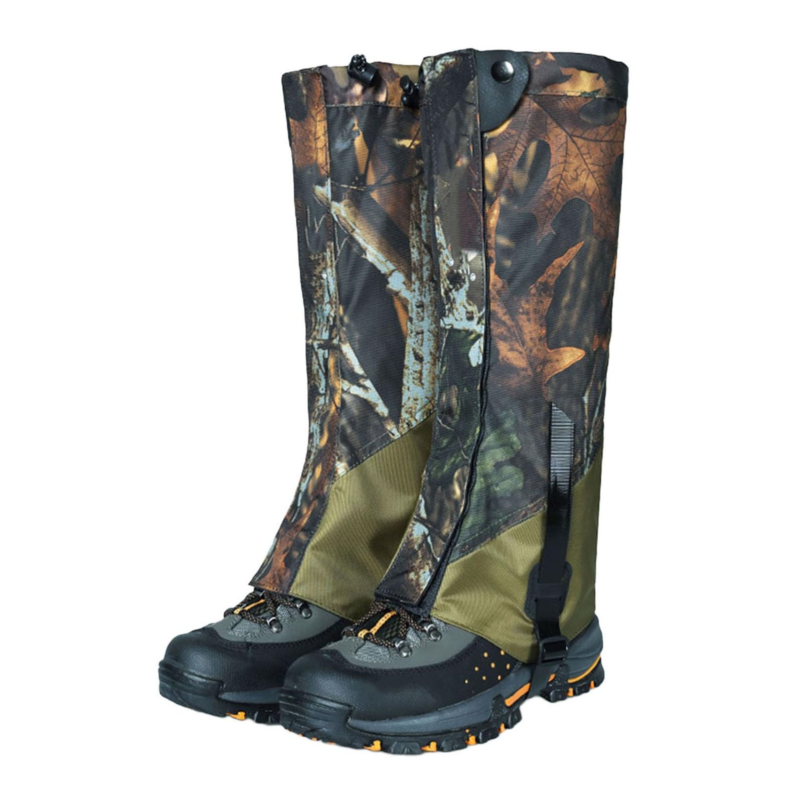 Guêtres De Jambe, Guêtres De Neige for La Randonnée, Couvre-Pieds Respirants Anti-Morsure De Serpent, Équipement De Protection Idéal for Les Voyageurs, Les Campeurs, Les Rangers, 1 Paire