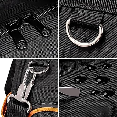 Miniatura 3 de Heavy Duty Tool Bag, Waterproof Tool Organizer Tool Storage Shoulder Bag for Mechanic Carpenter Electrician