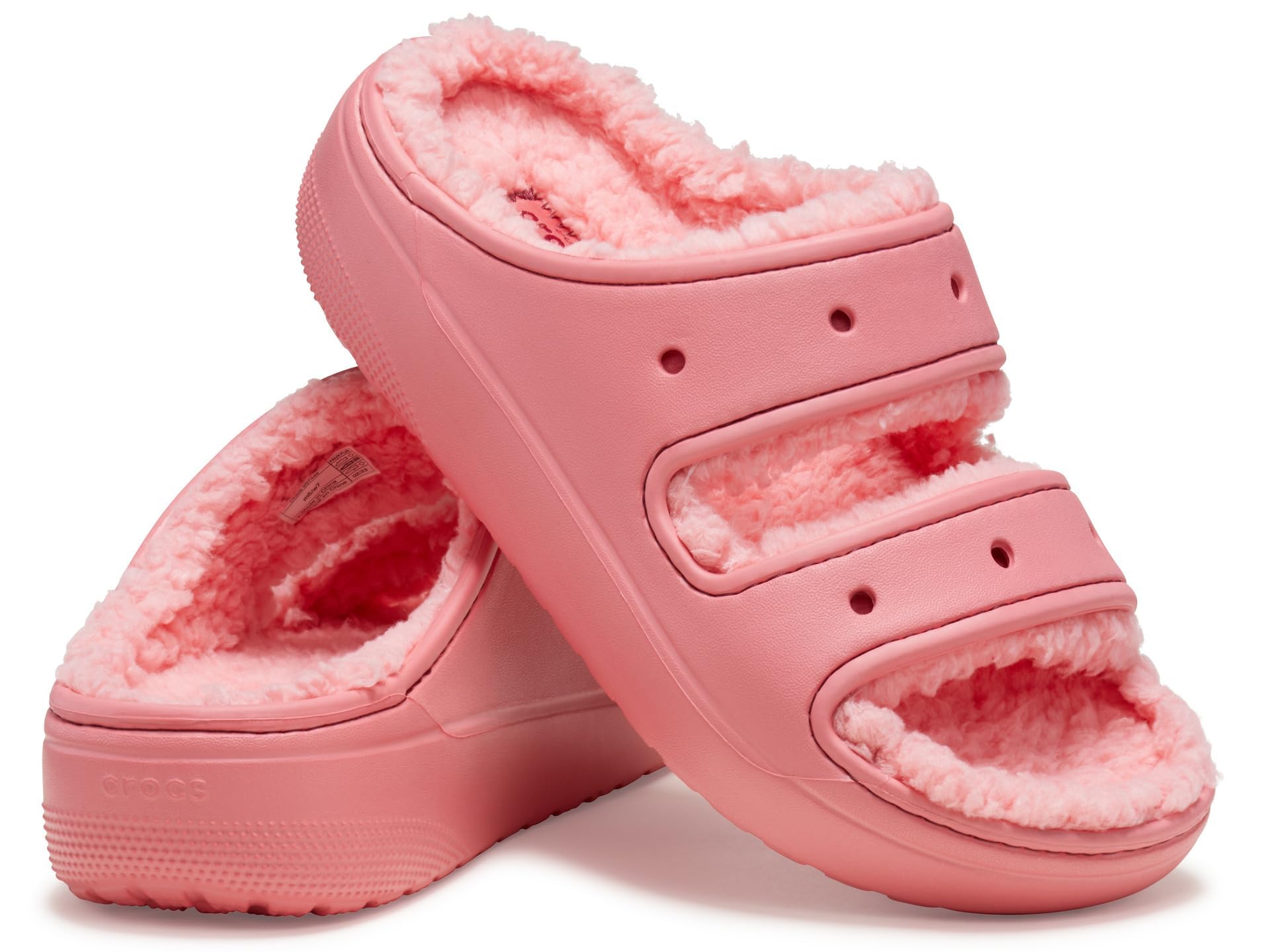 Crocsunisex Adult Classic Cozzzy Platform Sandals Fuzzy Slippers