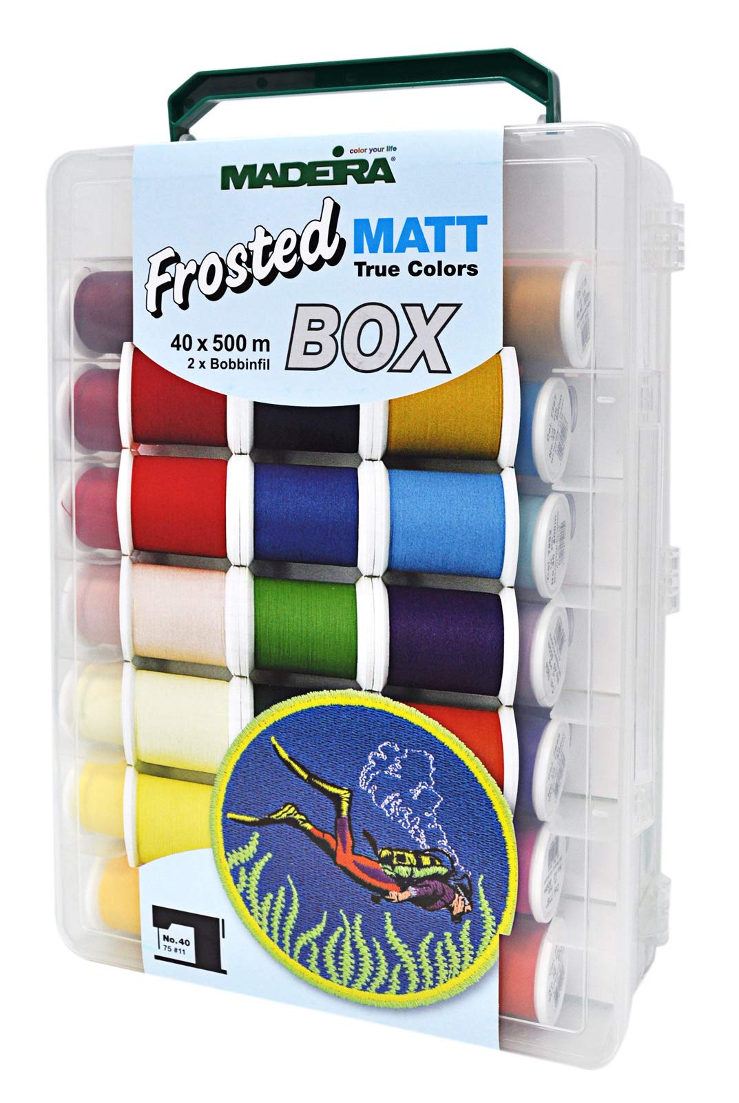 Madeira hilo de bordar 8088 Frosted Mate Caja