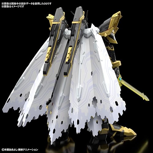 Miniatura 2 de Bandai Hobby Digimon - Alphamon, Bandai Spirits - Kit de modelo amplificado estándar