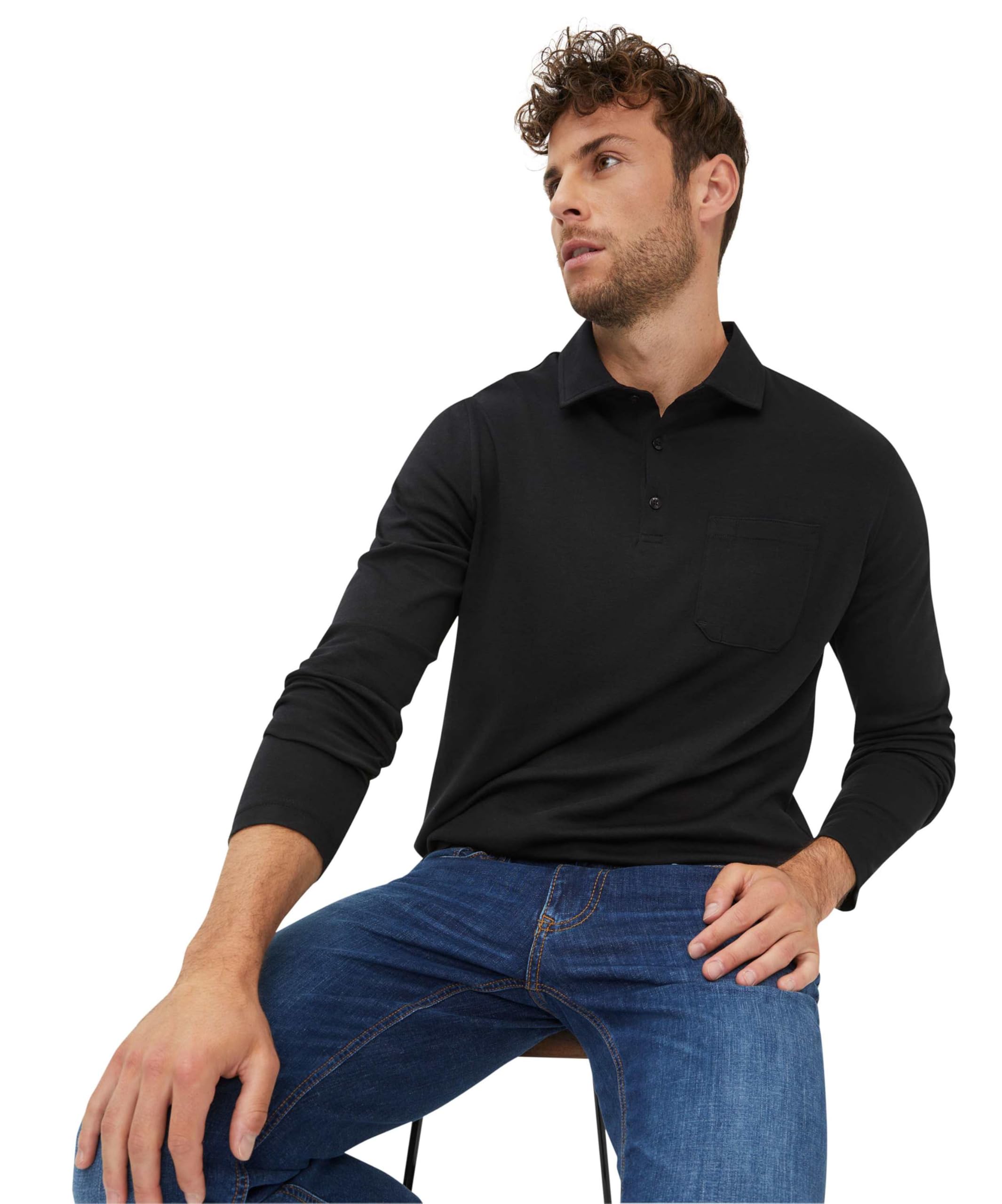 Brax Herren Style Pirlo Cotton Poloshirt aus Hochwertiger Jersey-qualität Polo-Pullover