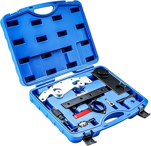 Miniatura 8 de PHILTOP Kit de herramientas de sincronización del motor Herramienta de bloqueo del árbol de levas para BM-W M52TU M54 M56, kit de herramientas de