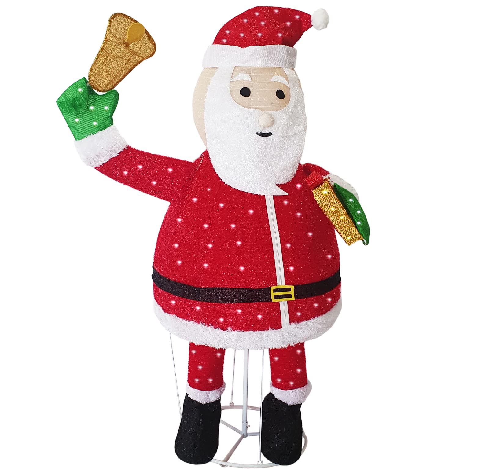 DMS LED Weihnachtsfigur Weihnachtsmann – 200 LEDs, Timer, IP44