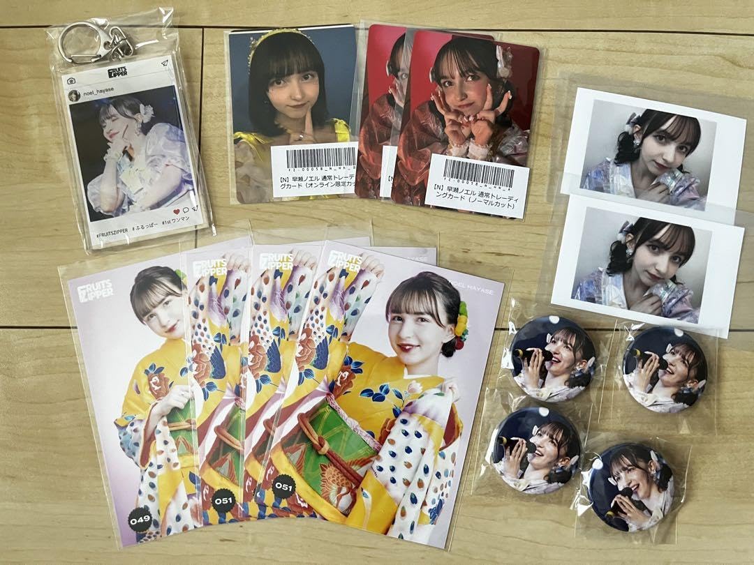 Amazon.co.jp: 早瀬ノエル グッズセット fruits zipper : おもちゃ