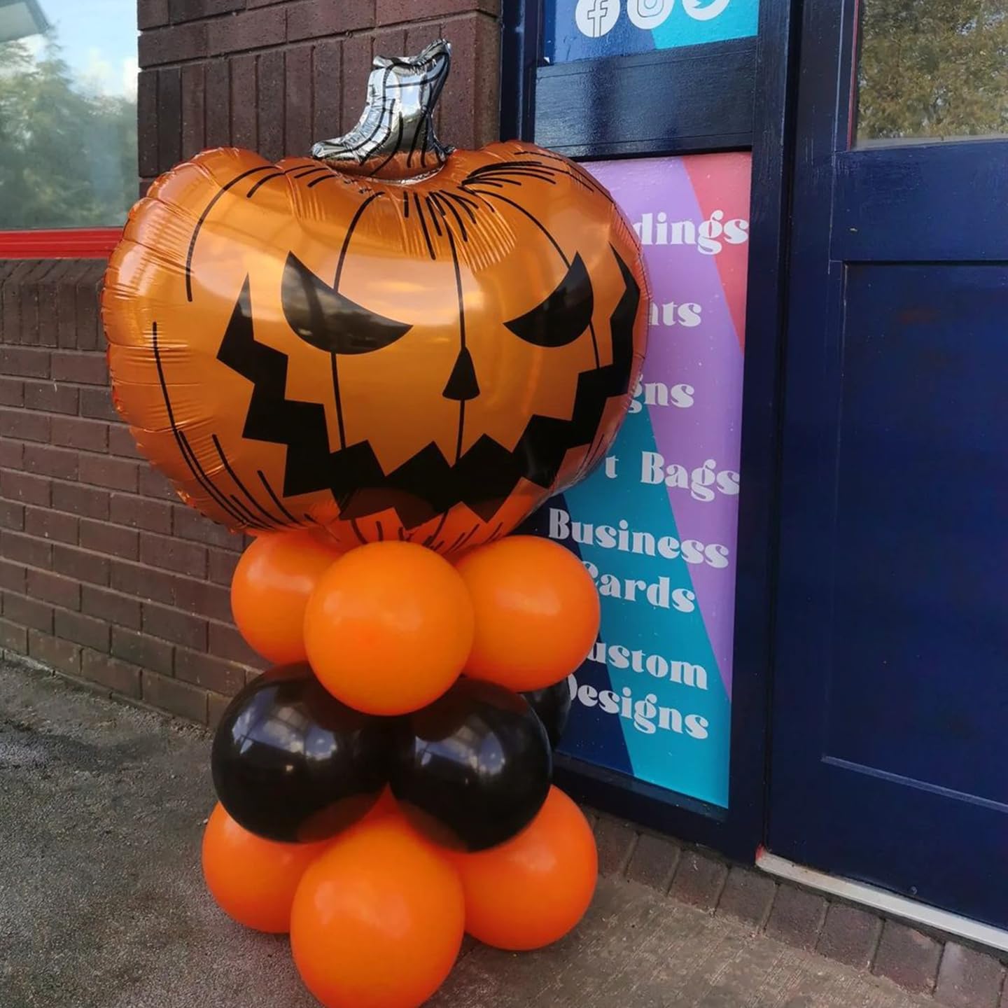 Globos De Aluminio De Halloween - Pack De 7 Unidades Con Diseños De Calabazas, Fantasmas, Arañas, Para Decoración De Fiestas