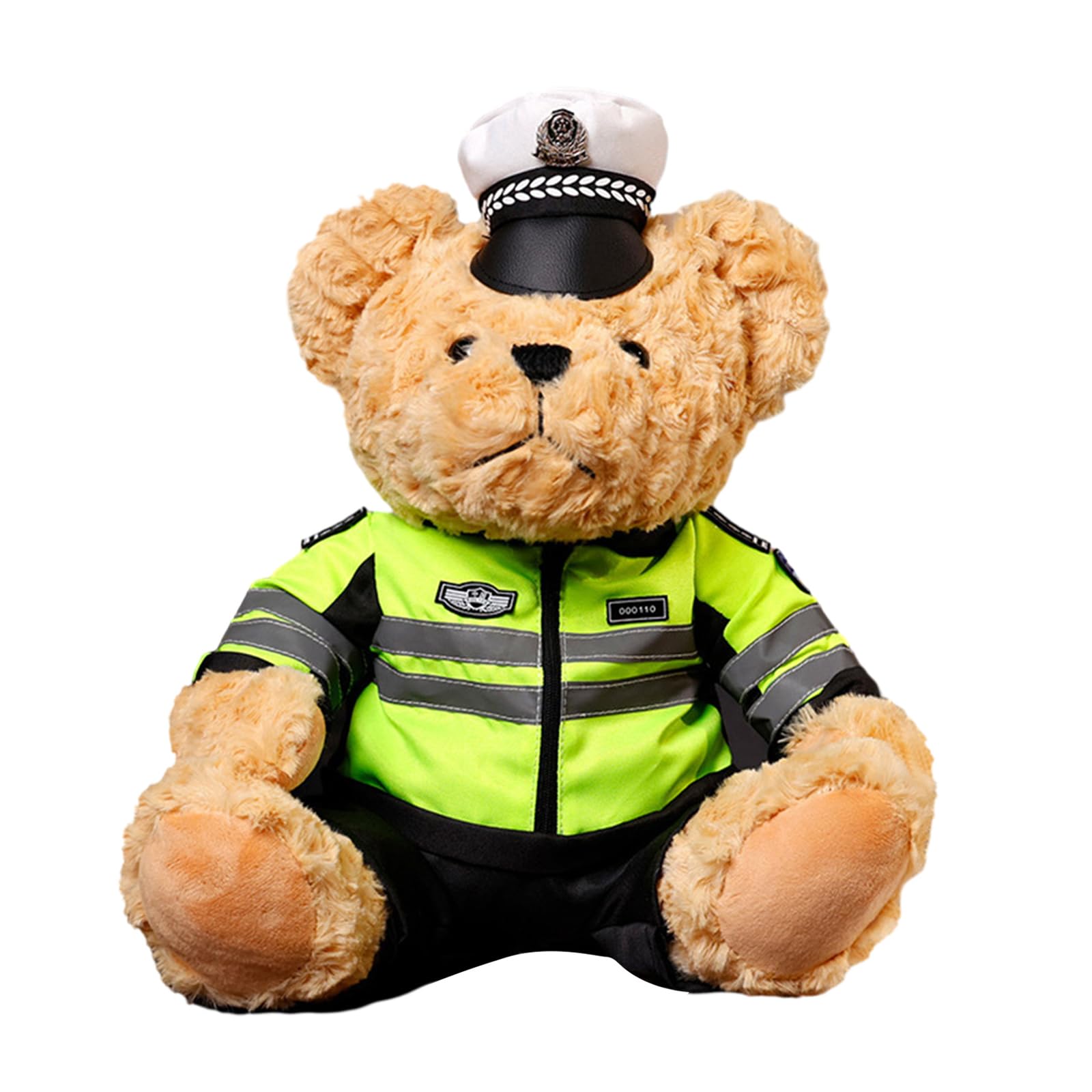 Jazuaiao Motorcycle Bear Plush Toy Comfortable Cushion Warm and Lovely Feel Kids Baby Girlfriend Enhances Relaxation During Rest