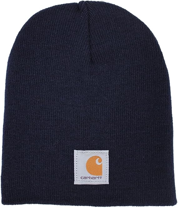 Amazon Co Jp Carhartt カーハート Acrylic Knit Hat アクリル ニット ハット ニット帽 ニットキャップ ビーニー 帽子 メンズ 05 Navy 並行輸入品 ファッション