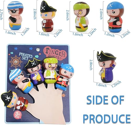 Miniatura 8 de Juguetes de marionetas de dedo de Navidad para niños, marionetas de dedo para niños pequeños de 1 a 3 años, juguetes de Navidad para bebés, juguete