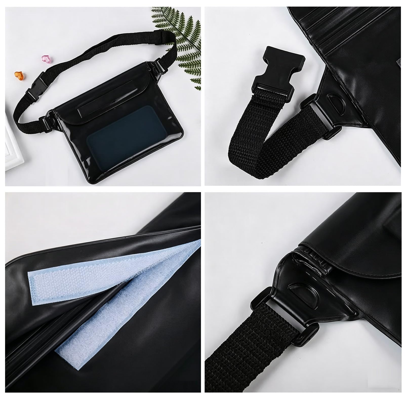 3 Bolsas Impermeables para Proteger Teléfonos Móviles, Tarjetas, iPad y Dinero en Efectivo del Agua, Adecuado para Deportes Acuáticos, Rafting, Natación, Snorkel, Kayak, Pesca