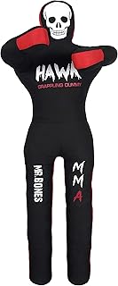 Grappling Dummy BJJ Wrestling Dummy Punching Bag Submission MMA Brazilian Jiu Jitsu Judo Karate Throwing Boxing Dummy Dummies 6ft UNFILLED (Mr.Bones)
