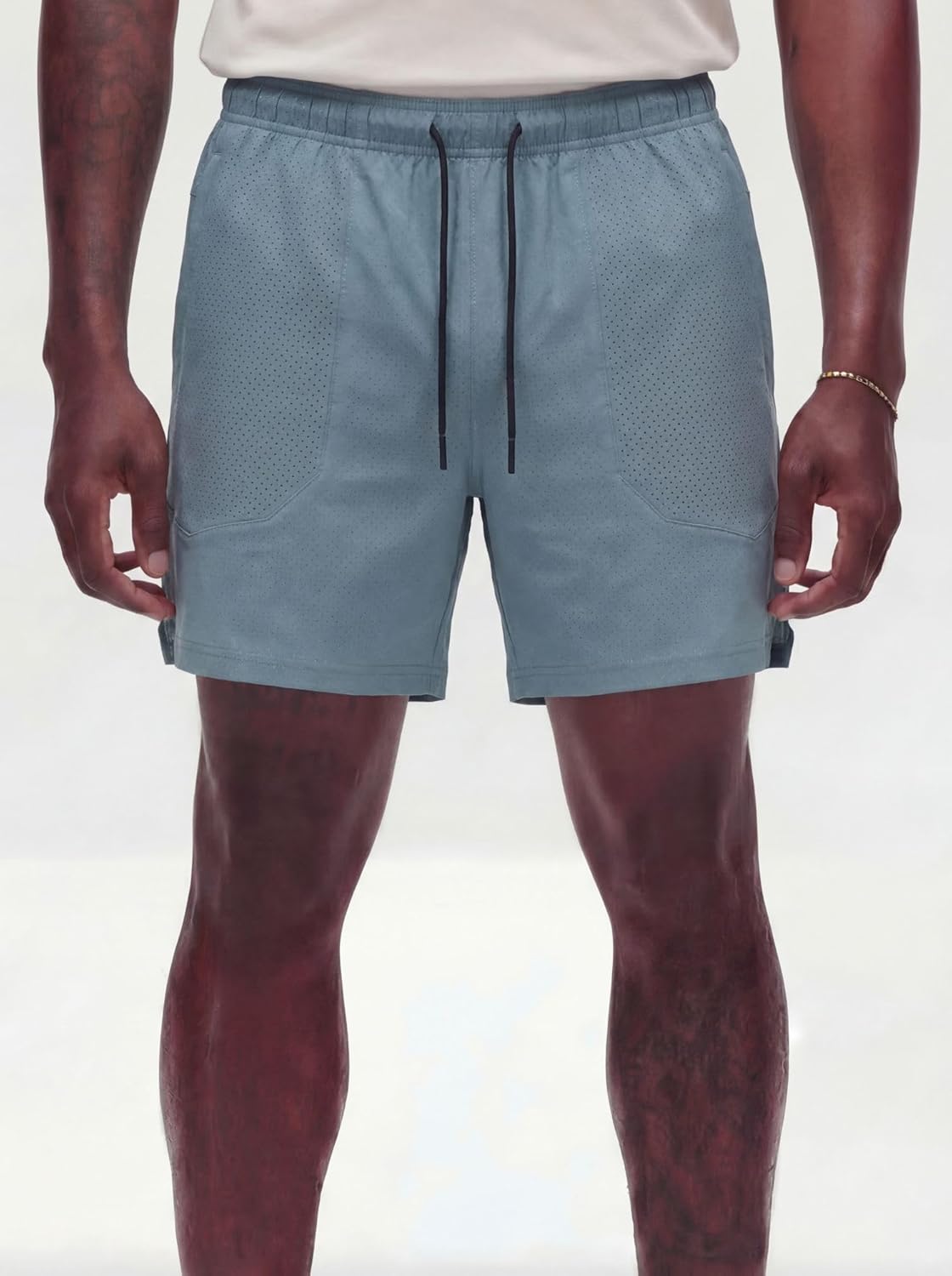 Mens Running Shorts 5” with Compression Liner 5 Pockets 2-in-1 Quick Dry Lightweight Athletic Workout