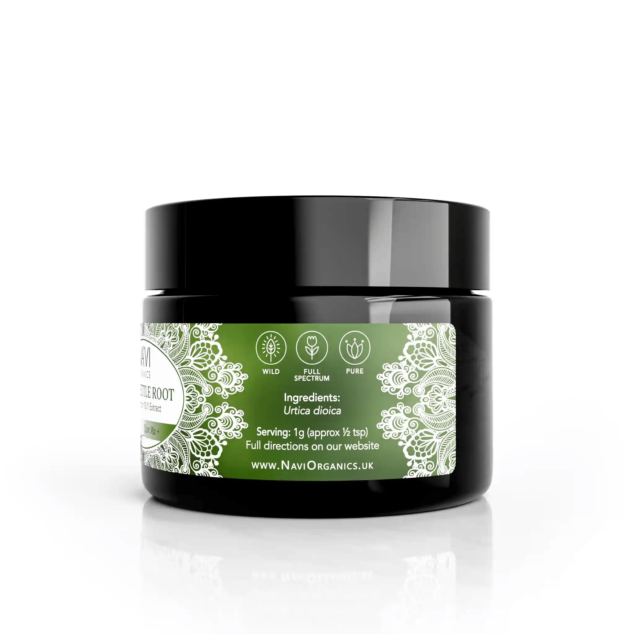 Estratto di radice di ortica | Estratto intero spettro |Selvatico raccolto (90g)