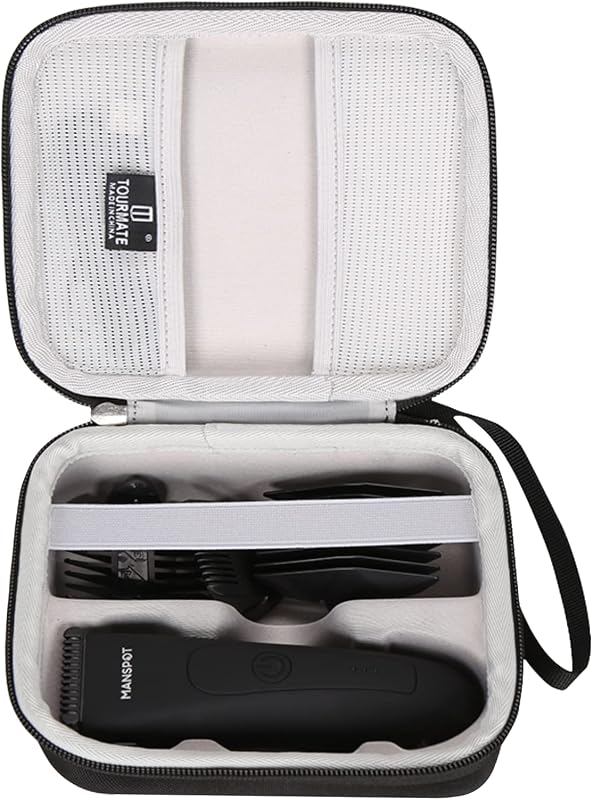 Estojo rígido Tourmate T080 para aparador elétrico MANSPOT, preto