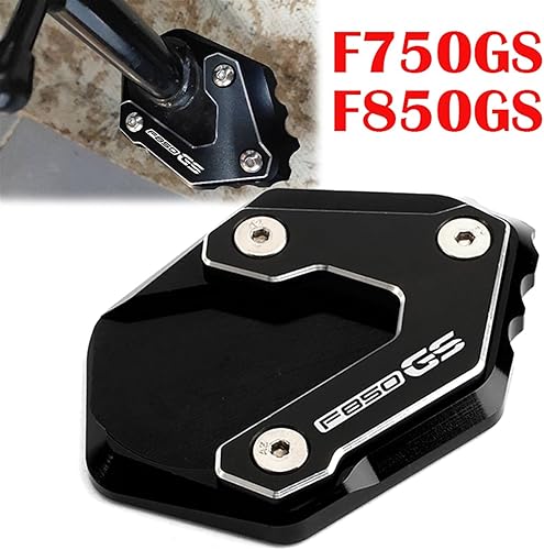 Miniatura 7 de Motorcycle Kickstand Enlarge Side Stand Extension Plate for BMW F850GS F750GS F850 GS F 750 850 GSA 2018 2020 2021 2022 (Color  A Silver F750GS)