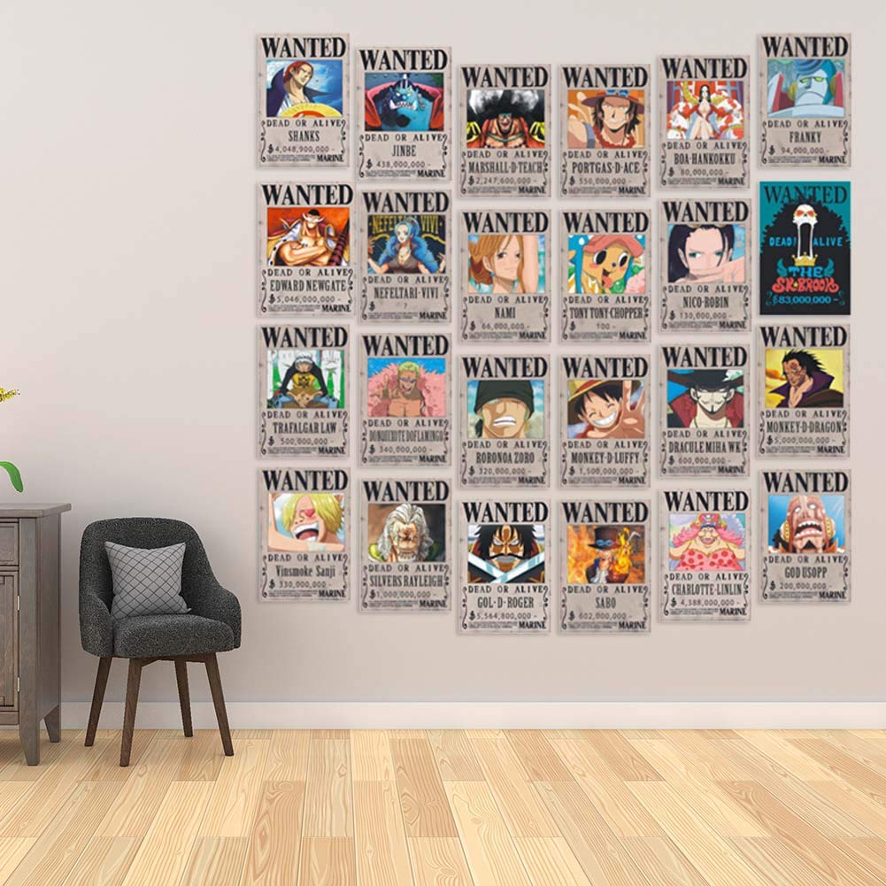 ⭐️ワンピース　名場面　レア 額縁ポスター絵 8個枚セット アニメ『ONE PIECE』放送20周年を記念した名場面スクラッチアートが