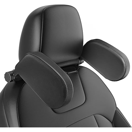 HEAPANY Car Headrest Pillow - Black