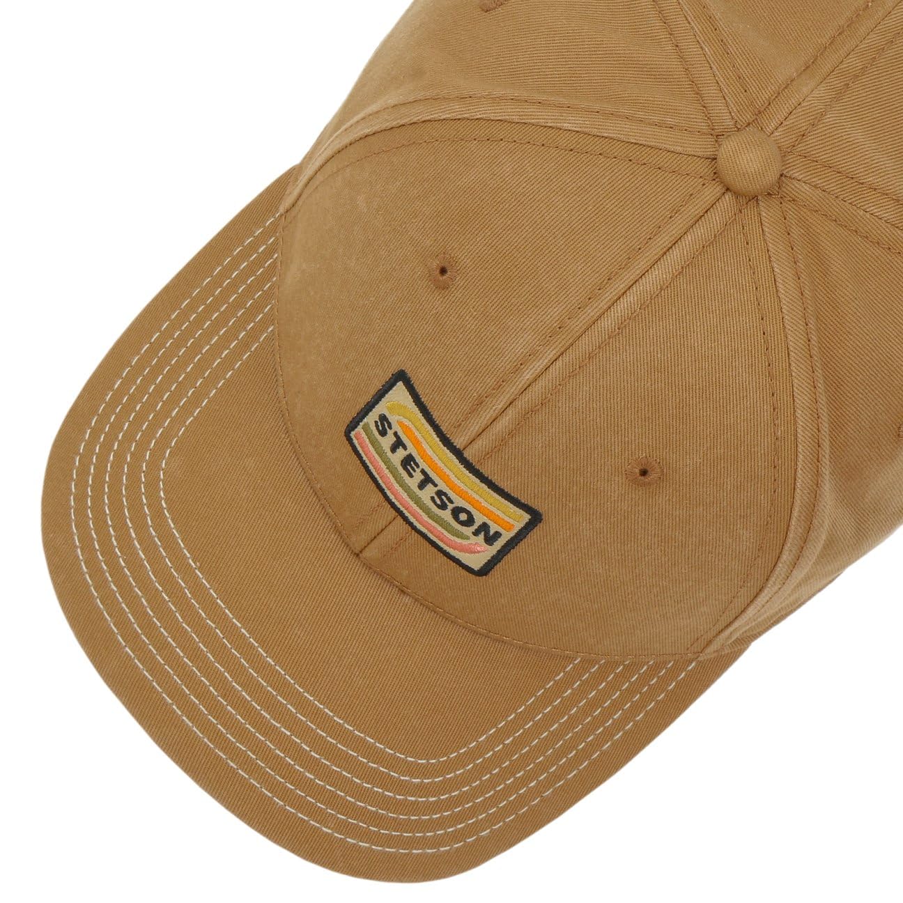 Stetson Lenloy Baseballcap Stoffcap Uni einfarbig Strapback Herren Sommer Winter