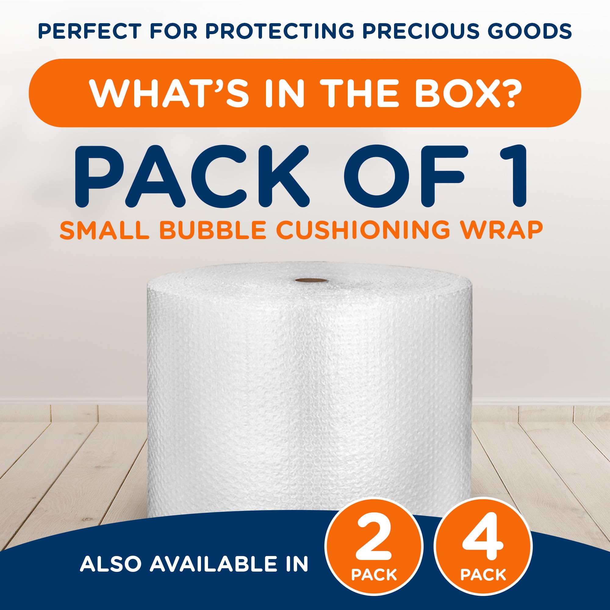 Campior Envoltura acolchada de burbujas pequeña para mudanzas y envíos, envoltura de embalaje de burbujas de 175 pies para cajas de embalaje y correos, suministros de mudanza de rollo de burbujas
