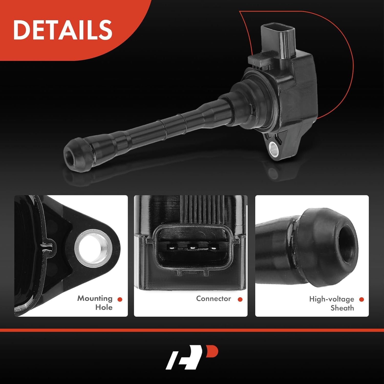 A-Premium Ignition coil Packs Compatible with Nissan Altima 2019-2021, Rogue 2021-2022, L4 2.5L, 4-PC Set