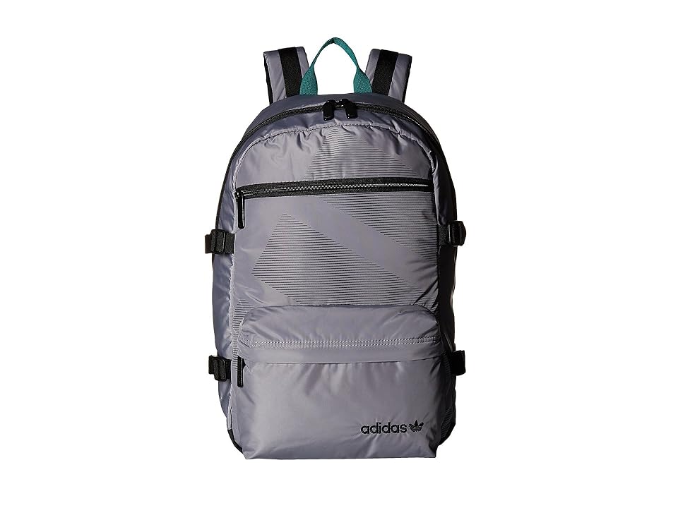 

adidas Originals Originals Equipment Blocked Backpack (Grey/Black/Subdued Green) Backpack Bags