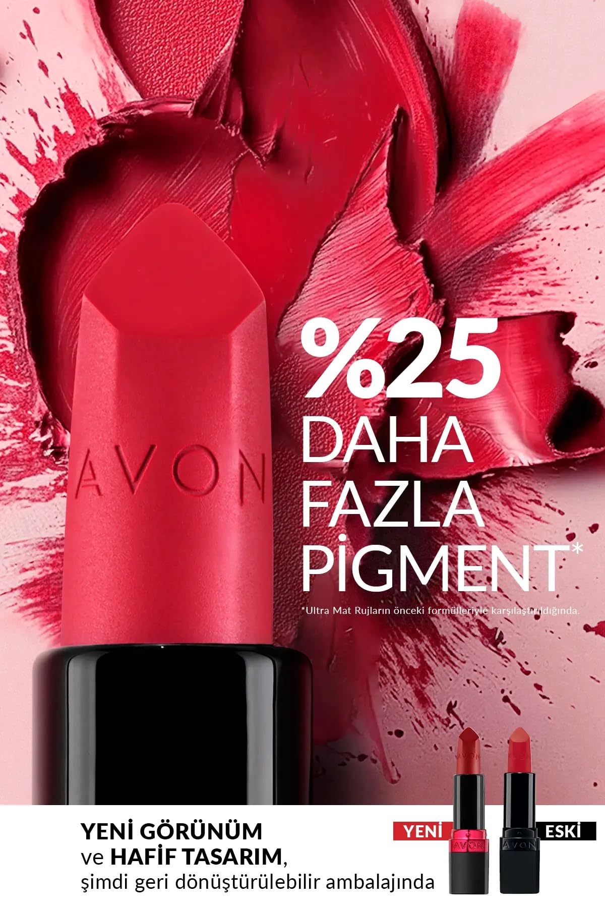 AVON Ultra Mat Ruj, Pink Passion