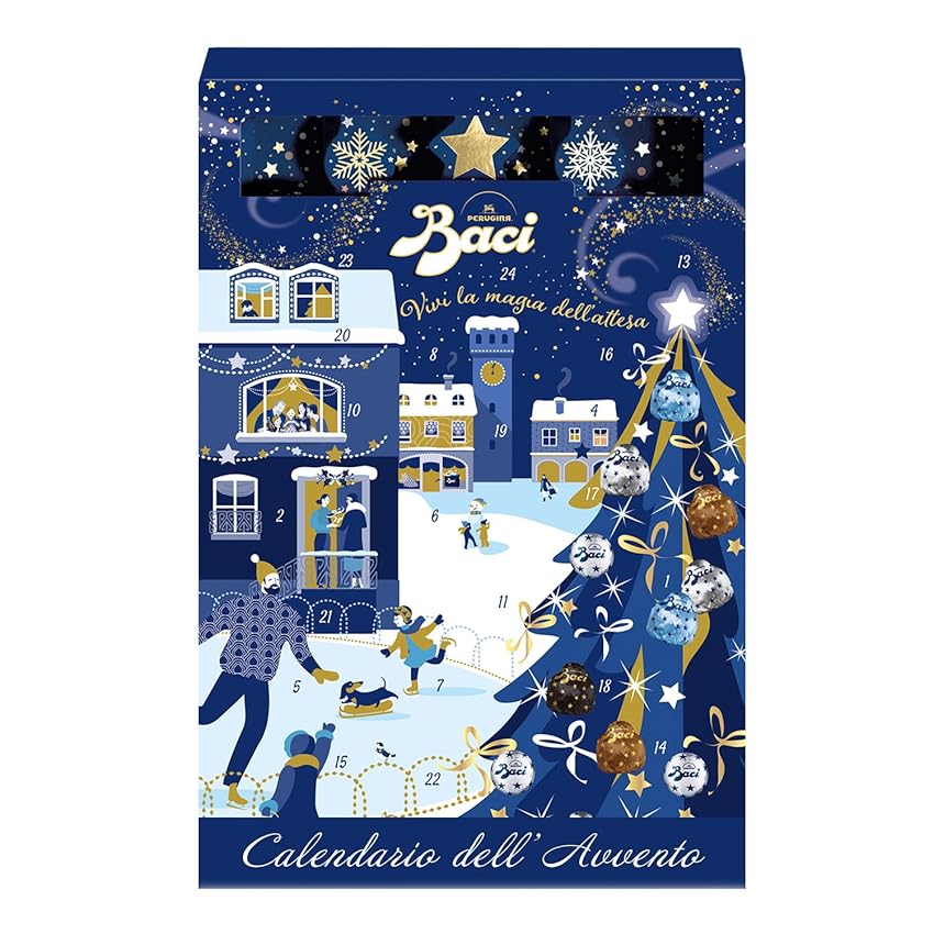 BACI PERUGINA Calendario Avvento 2025 Cioccolatini Assortiti 278g