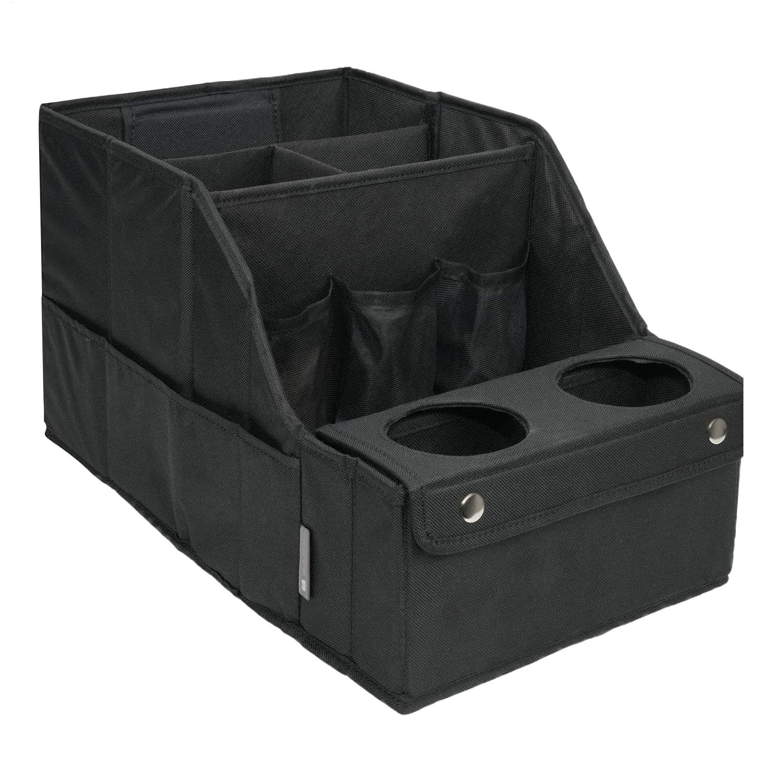 Organizer per sedile auto, organizer multi-scomparto, organizer | per sedile posteriore auto, con portabicchieri e divisori, per viaggi su strada