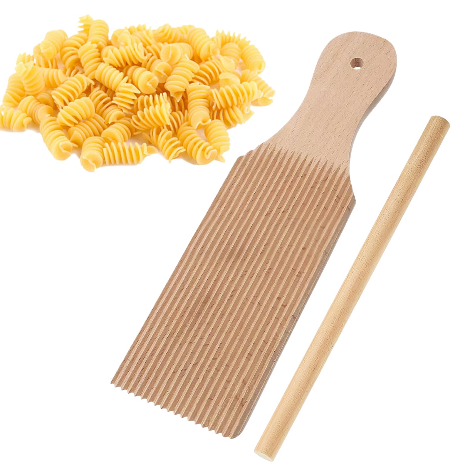 6 Gnocchi-Bretter Aus Bambus – Je 24 X 7 Cm, Mit Rillen Für Nudeln & Butterformen, Praktisches Küchen-Set