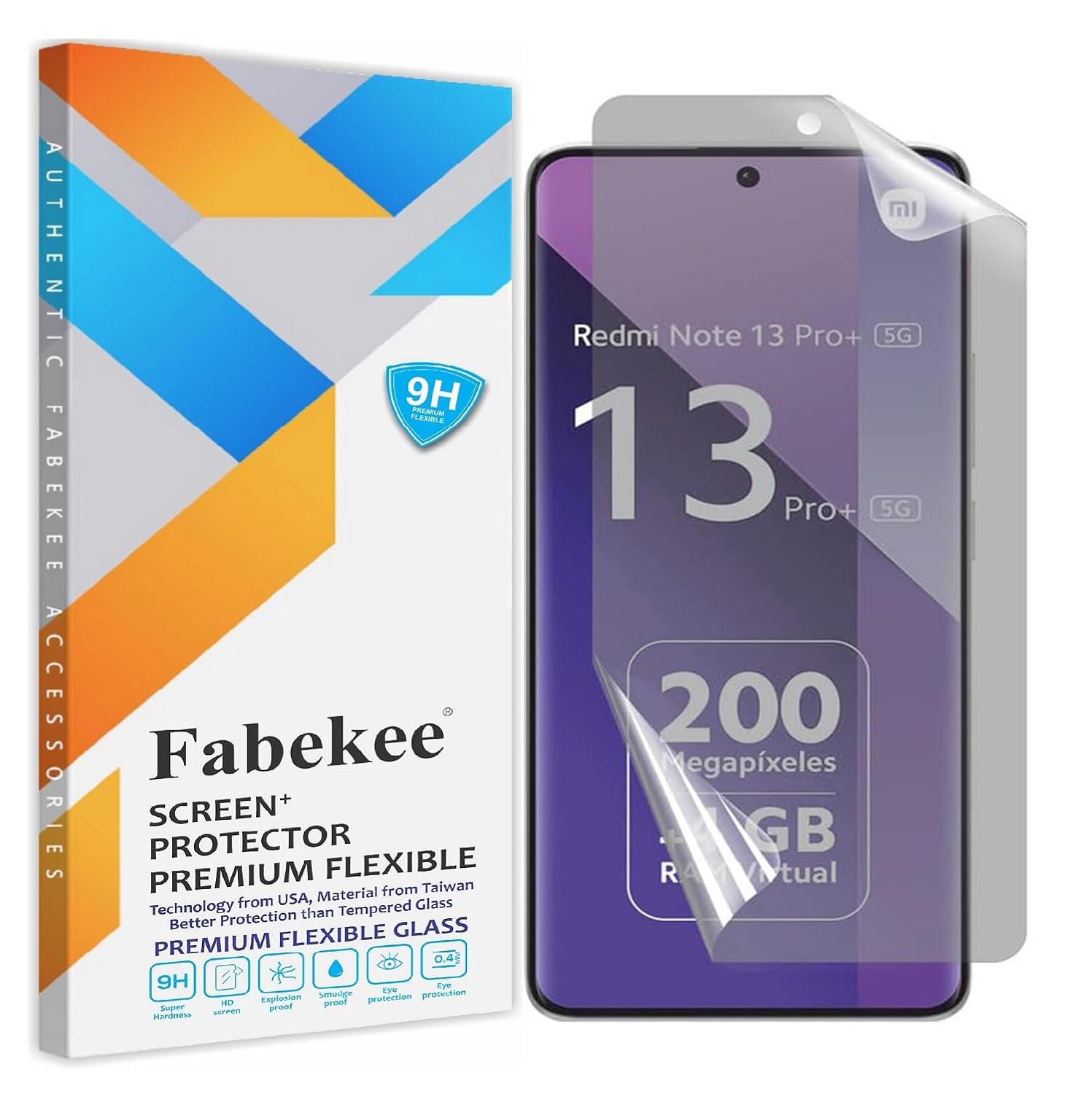 ZARALA Compatible FOR redmi note 13 pro plus 5G Matte High Sensitivity Screen Protector Transparent Soft TPU Protective Film [Fingerprint Unlock ZARALA Compatible FOR redmi note 13 pro plus 5G Matte High Sensitivity Screen Protector Transparent Soft TPU Protective Film [Fingerprint Unlock