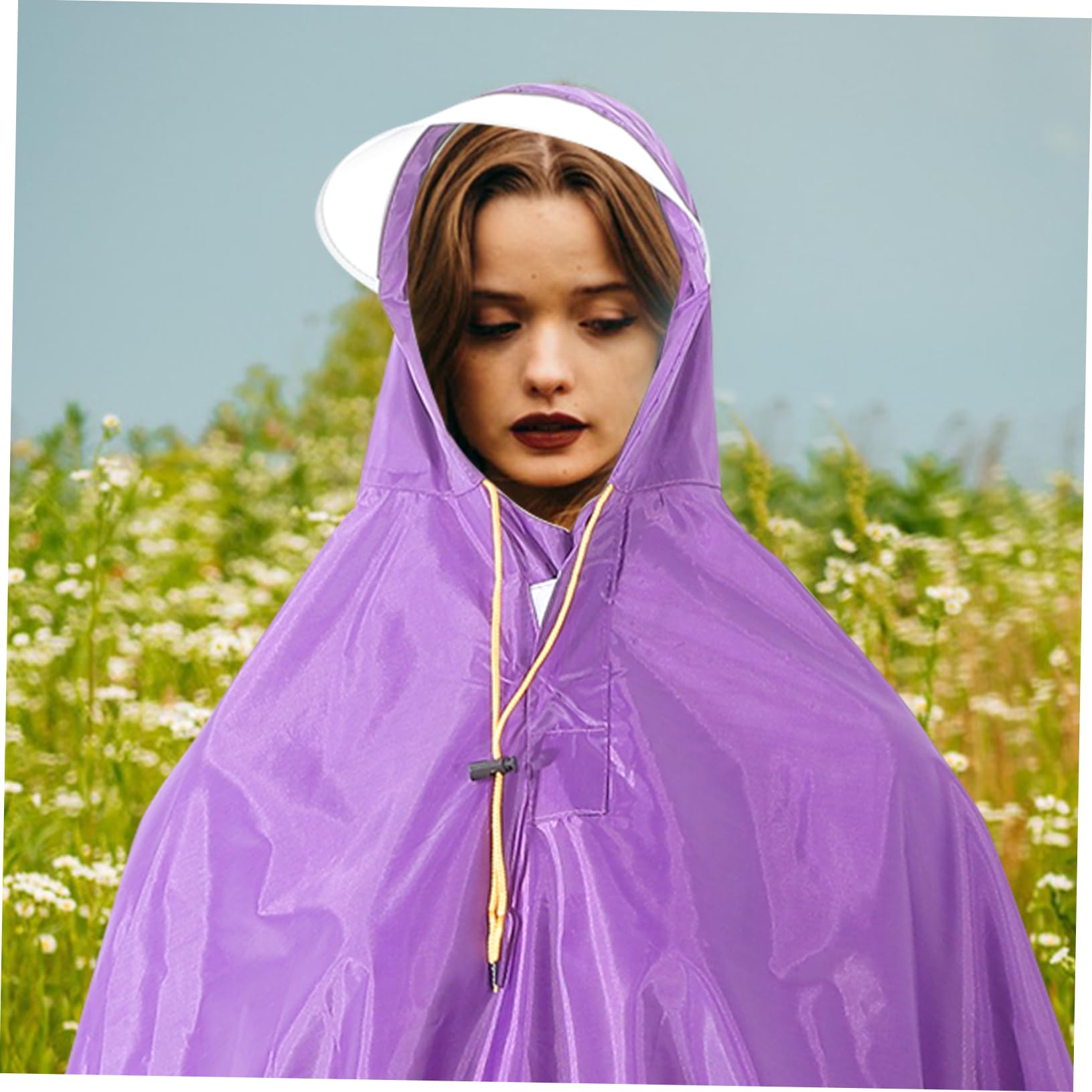 Veemoon Cavalcando impermeabile donne cappotto di pioggia copertura della pioggia per biciclette costume ciclo costume per ciclo Donne per cappotto da pioggia impermeabile pancho pioggia
