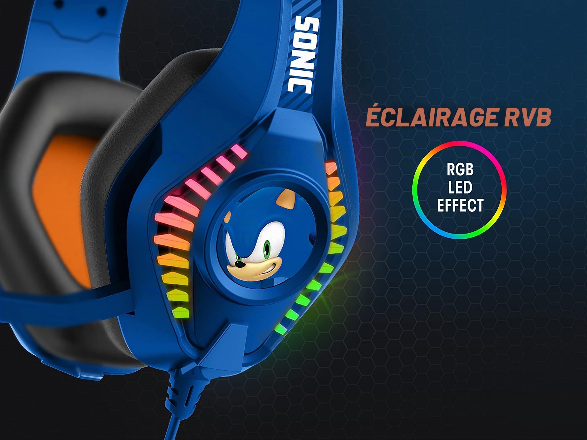 OTL Technologies Sonic The Hedgehog Pro G5 SH0976 Casque de Gaming Bleu