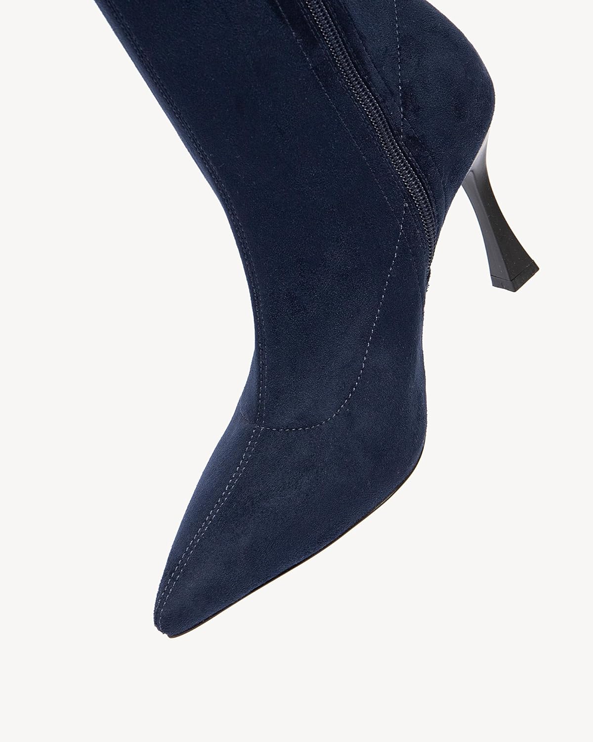 NEWBELLA Women's Knee High Boots - Pointed Toe Stiletto Heel Dress Boots for Work, Street & Evening - Image 3