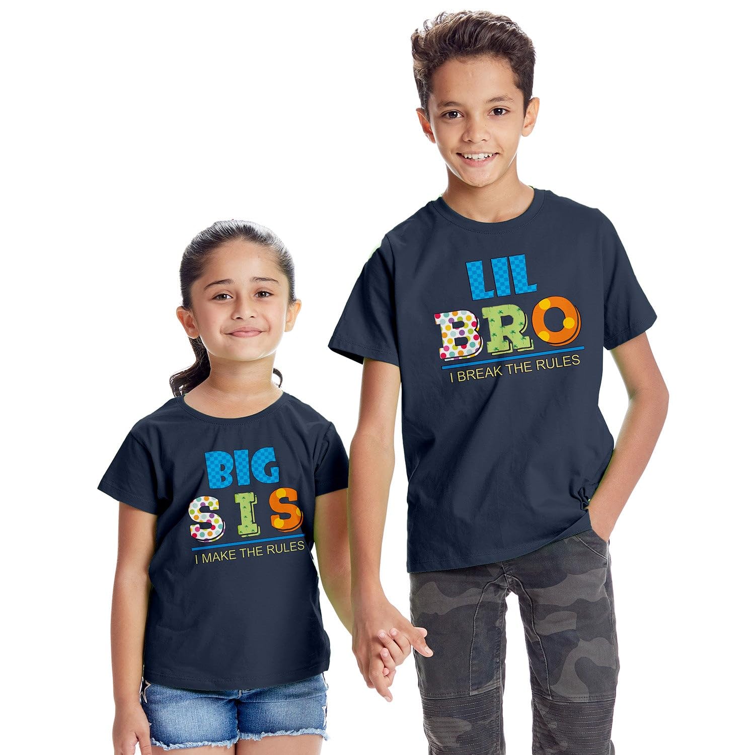 Bon OrganikBig Sis - Lil Bro Rakhi Siblings Tshirts