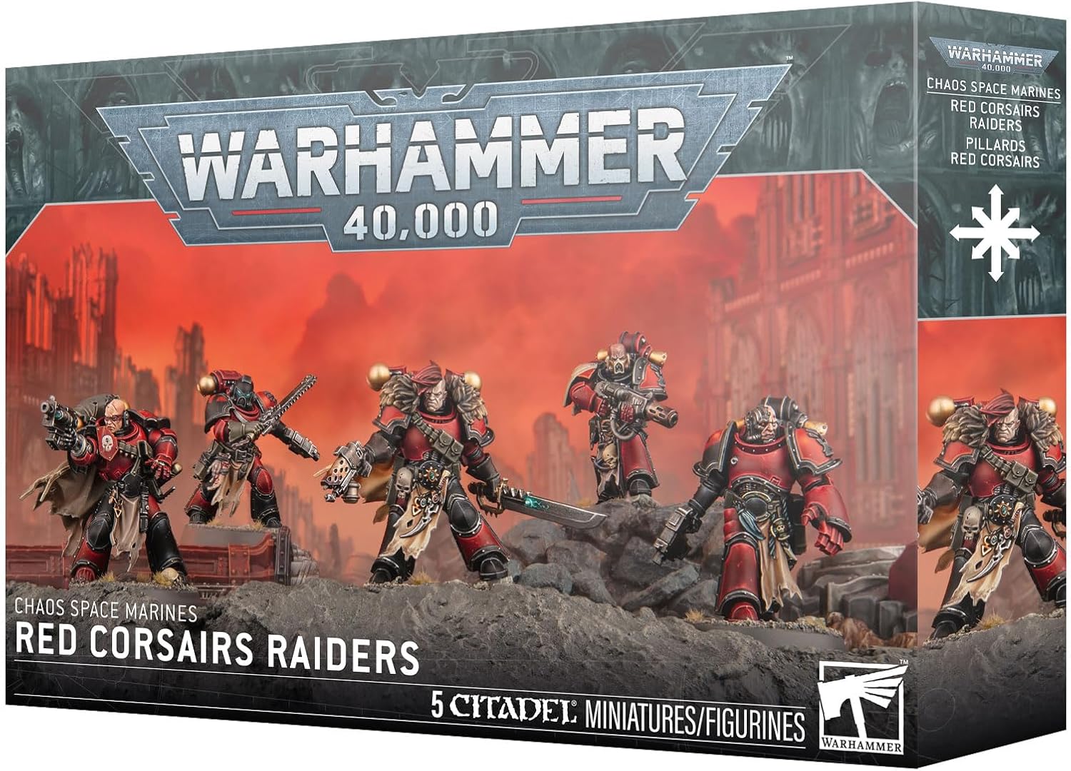 Games Workshop - Warhammer 40,000 - Chaos Space Marines: Red Corsairs Raiders