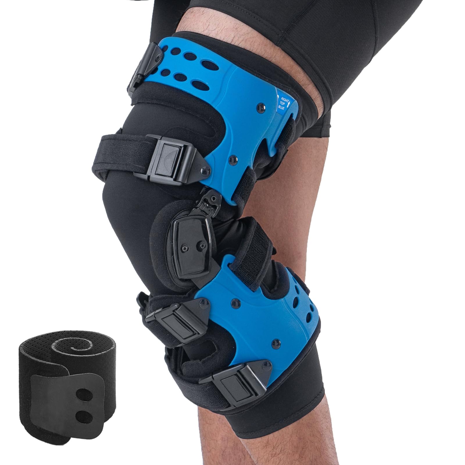 Gevanchi OA Unloader Knee Brace with Sleeves and Anti-Strap for Osteoarthritis, Load Rheumatoid Arthritis, Bone on Bone Offloader, Cartilage Repair,