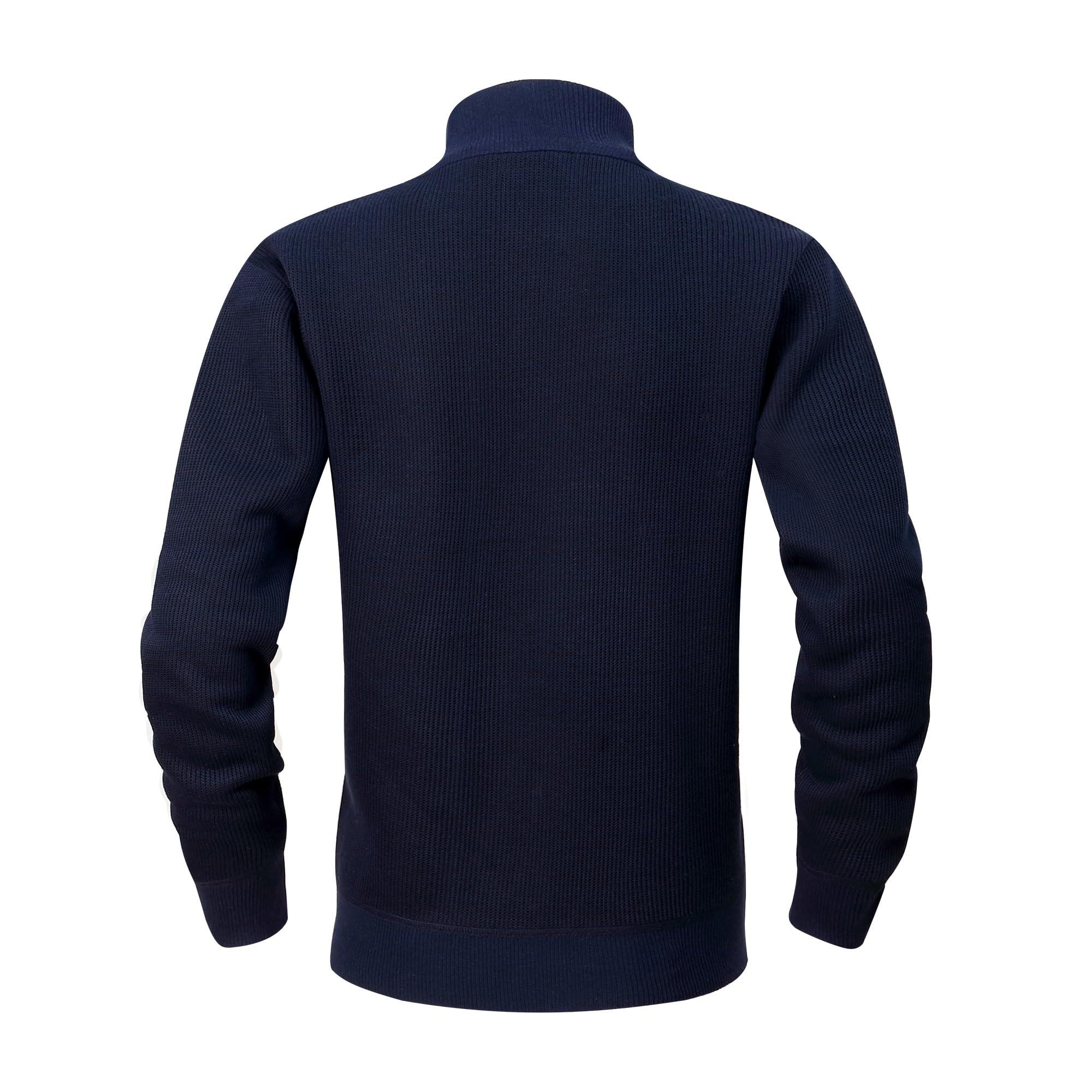 Maglioni Uomo con Collo Alto Invernali Lavorato a Maglia 1/4 Zip Pullover Maglione Tenere Caldo Maniche Lunghe Sweater Slim Fit Casual Maglioni