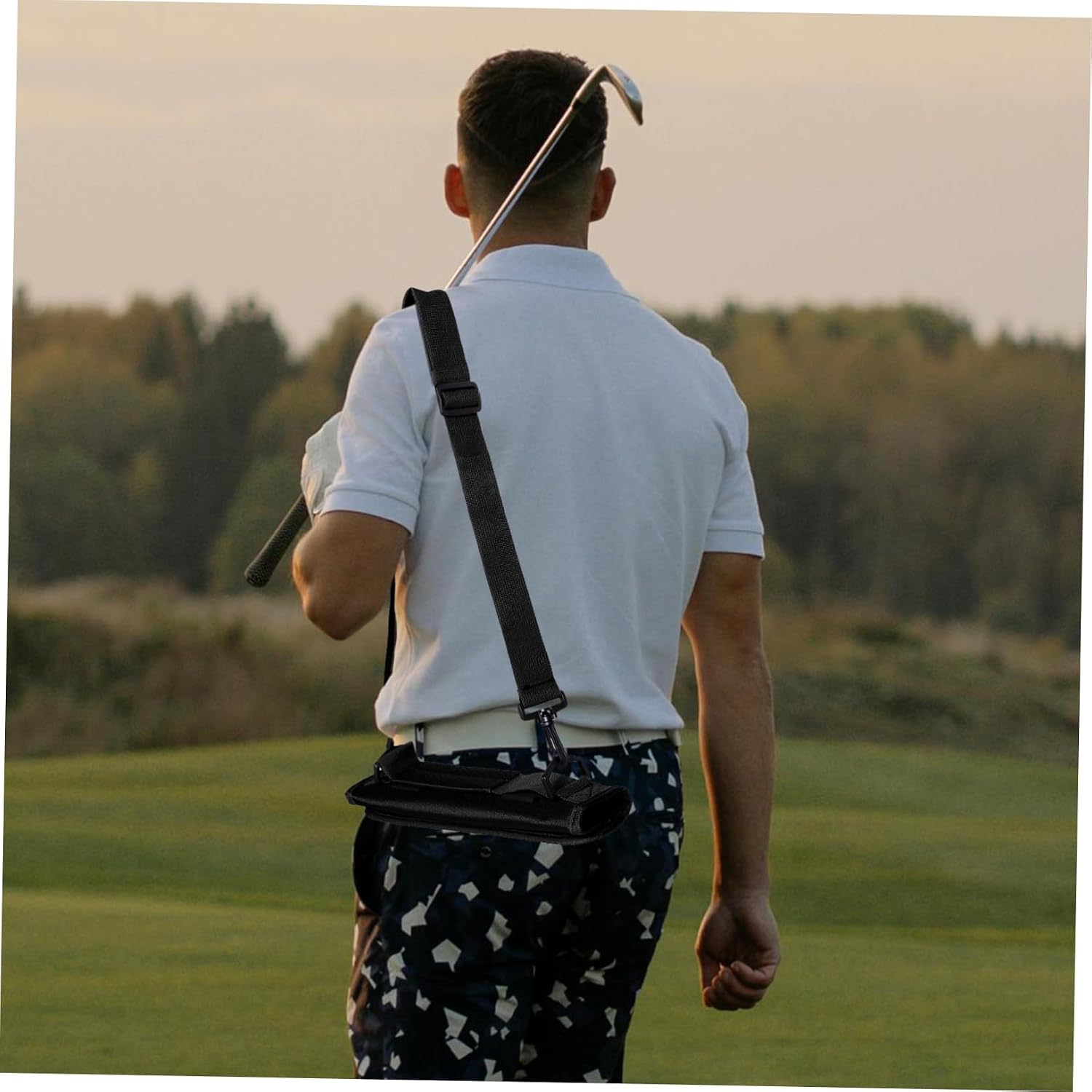 Lightweight Golf Clubs Bag Portable Pouch for Travel and Storage Compact Carrying Case for Golf Clubs