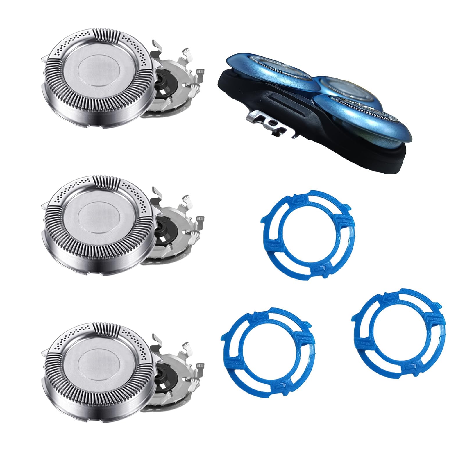 Compatible with Philips-6000-Norelco series, replacement electric shaving head, high-precision electric shaving head