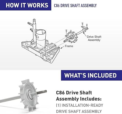 Miniatura 3 de Polaris Conjunto de eje de transmisión de piezas originales, 280/180, C86