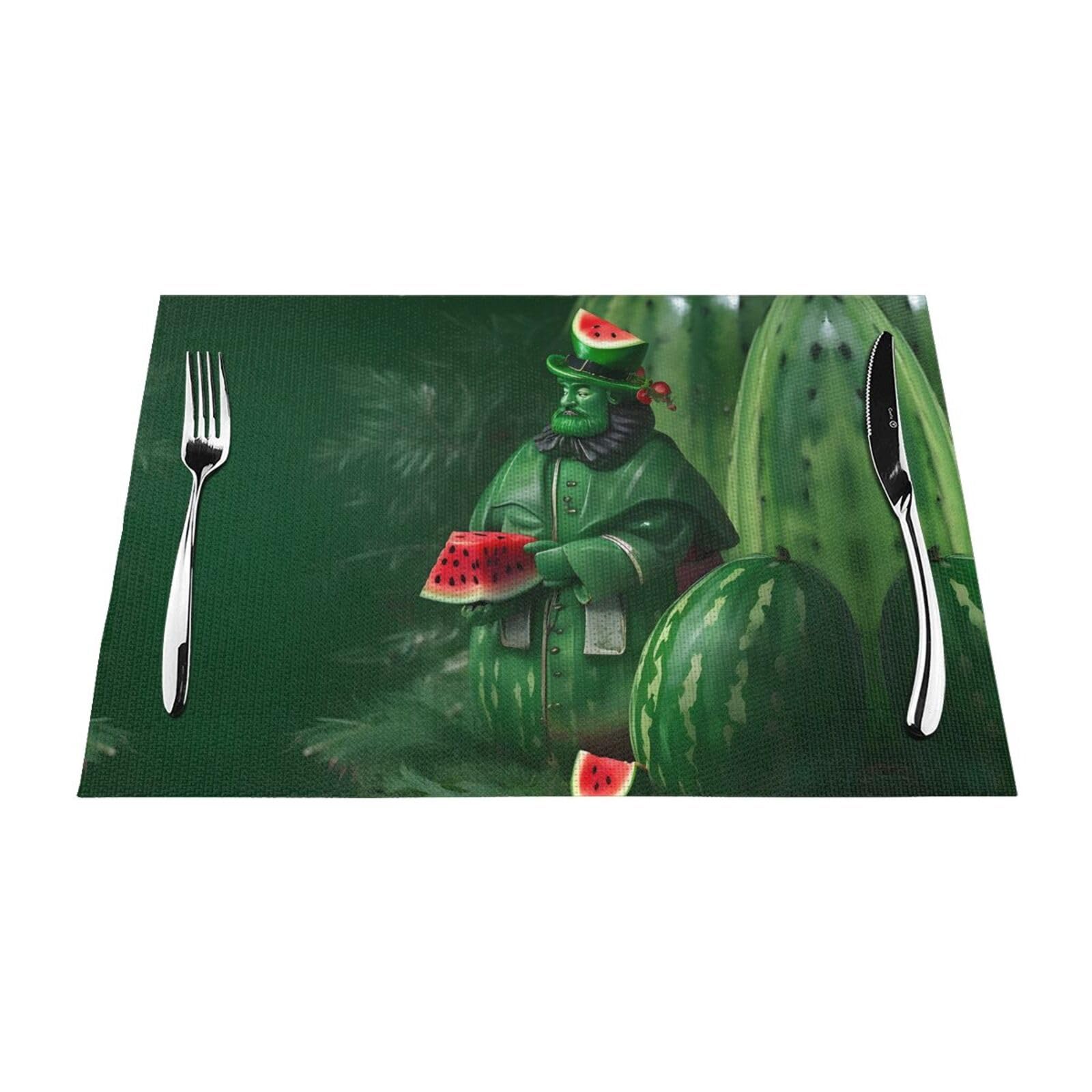 Set de table tissé de haute qualité résistant et facile à nettoyer