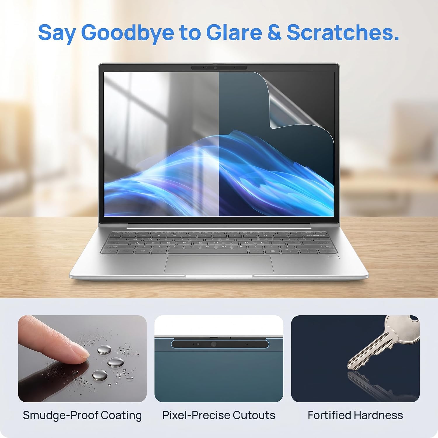KEANBOLL 2 Pack Anti Blue Light Glare (Matte) Screen Protector for 2026-2025 HP OmniBook X Flip 14" 2-in-1 Touchscreen Laptop (14-fm0000, 14-fk0000, 14-kc0000, 14-kb0000)