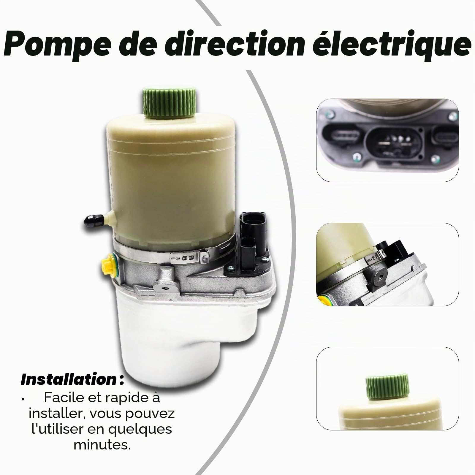 Servo-pompe hydraulique pour Polo Fox Fabia 2 Roomster Ibiza 6R0423156 6R0423156A 6R0423156B 6R0423156C Pompe de direction assistée Pompe de direction